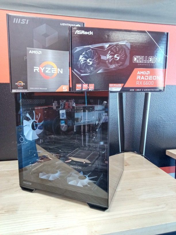 Custom RX 6600 Gaming PC. Only $50 Down With No Credit Financing!