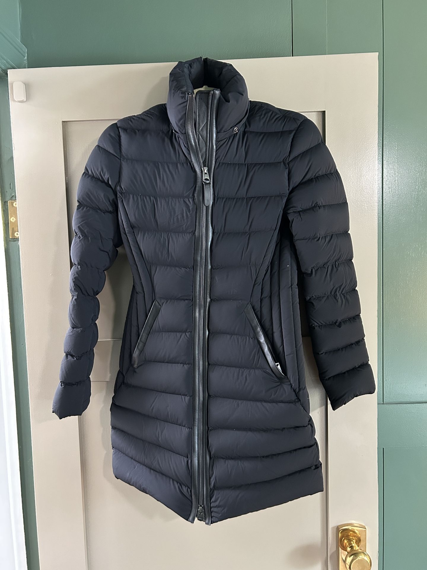 Mackage Leather Trim Coat