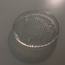 Clear Glass Candle holder