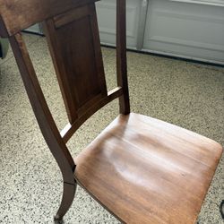 Chairs, Wooden, 4 Available   $7 Each.  