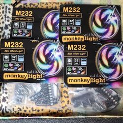 Bike Lights M232 Monkey 42 Theme Battery Operated Lights