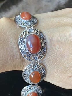 Authentic Carnelian stone handmade