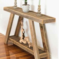 Handcrafted Entryway Or Hallway Table