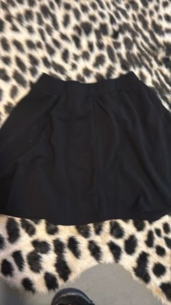 Black flowy skirt