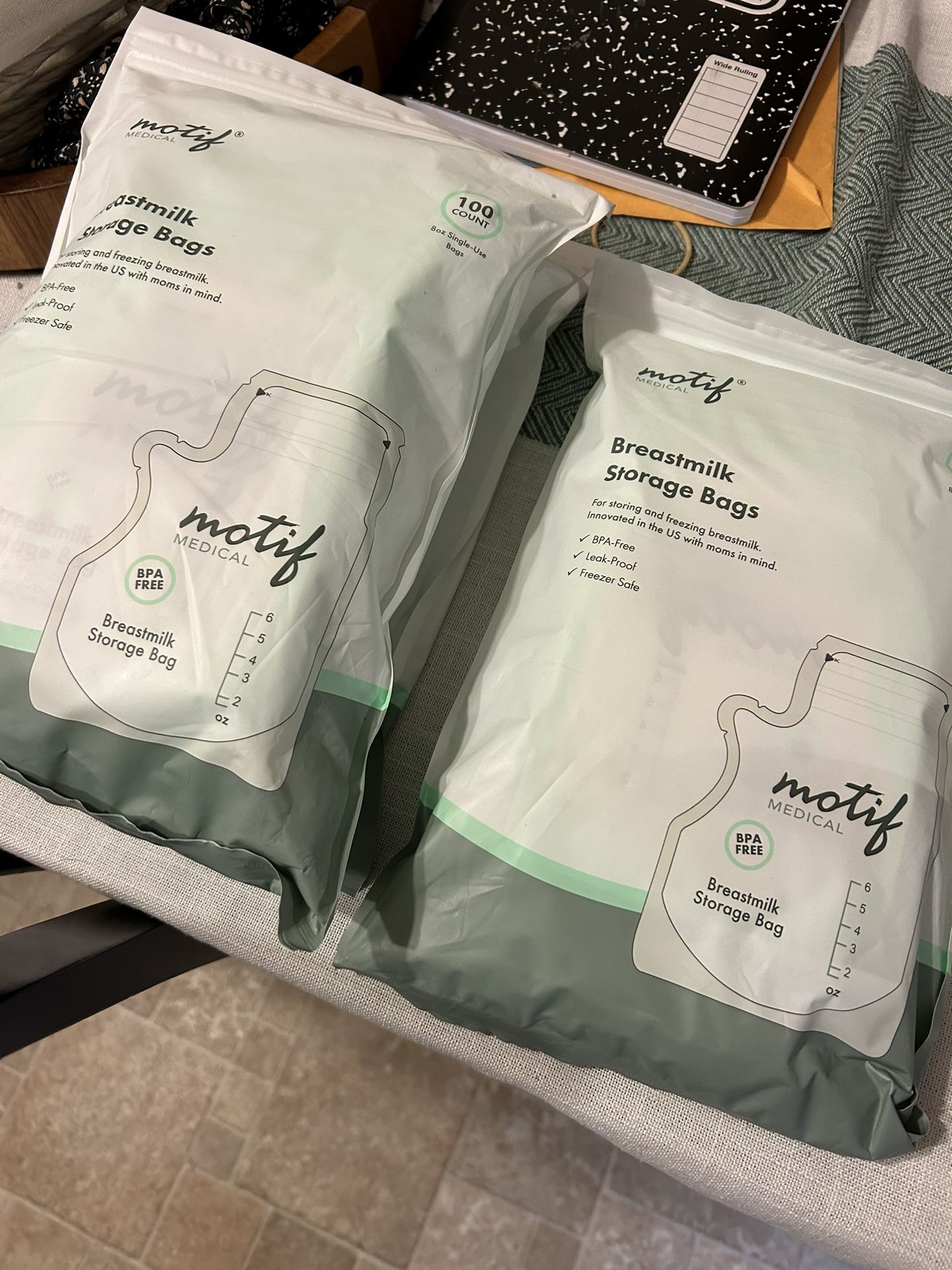 400 Milk Storage Bags 