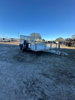 2026 Sport Haven 7 x 12 Aluminum Utillity Trailer 7k GVWR