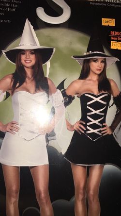 Reversible witch costume size small