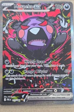 $110 SIR  Pokemon card Morpeko EX SIR in sleeve