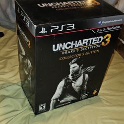 Playstation 3 ps3 uncharted 3 collectors edition RARE