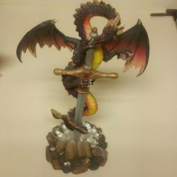 Fantasy dragon resin 10"