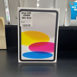 iPad A16 256GB WiFi Only BRAND NEW and SEALED! Includes a Store Warranty and Financing!