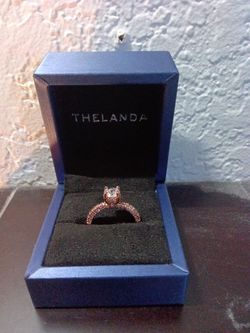 Sterling silver rose gold plated cc