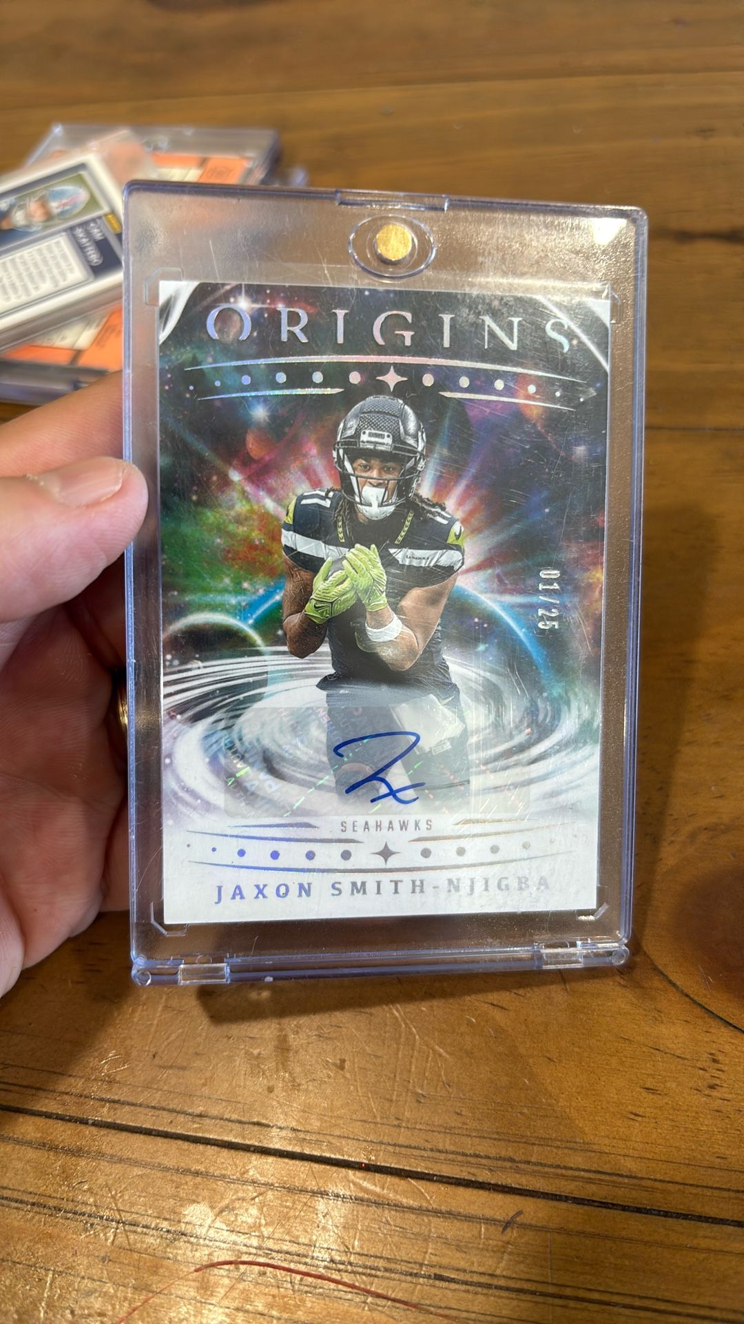 Jaxon Smith Njigba Autograph Auto Numbered Card,New Products : American Fashion Style Bags On Sale