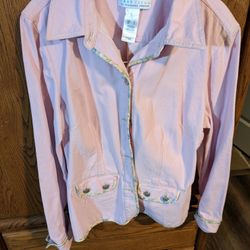 Light Pink Liz Claiborne Jacket 