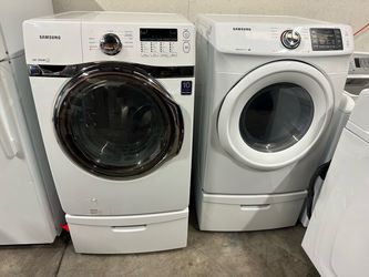 Decent Samsung washer and gas dryer can deliver