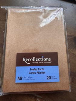 Recollections Folded Cards