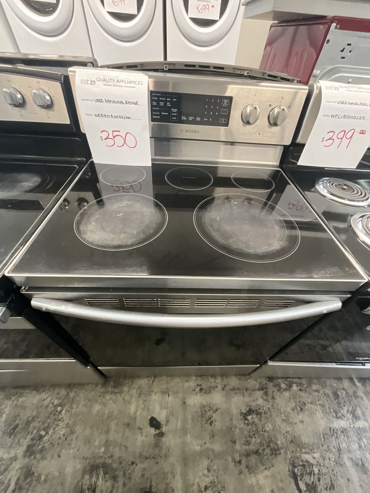 SAMSUNG STAINLESS STEEL STOVE