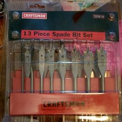 Craftsman 13 Piece Spade Bit Set 