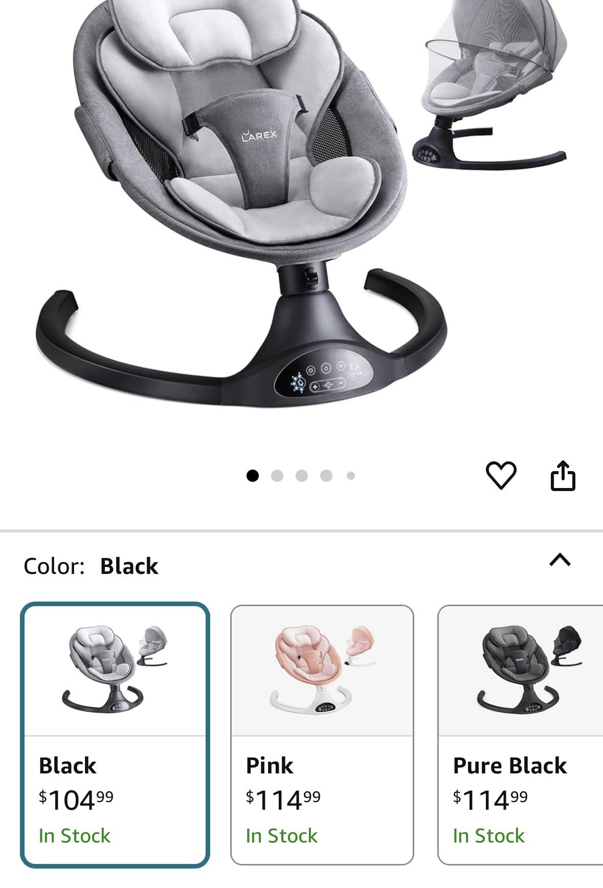 LAREX Baby Swing Infant, Swing Electric