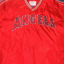 Los Angeles angels vneck windbreaker