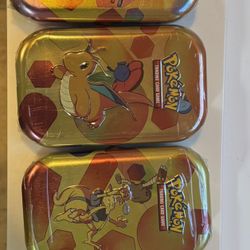 6 Pokémon 151 tins