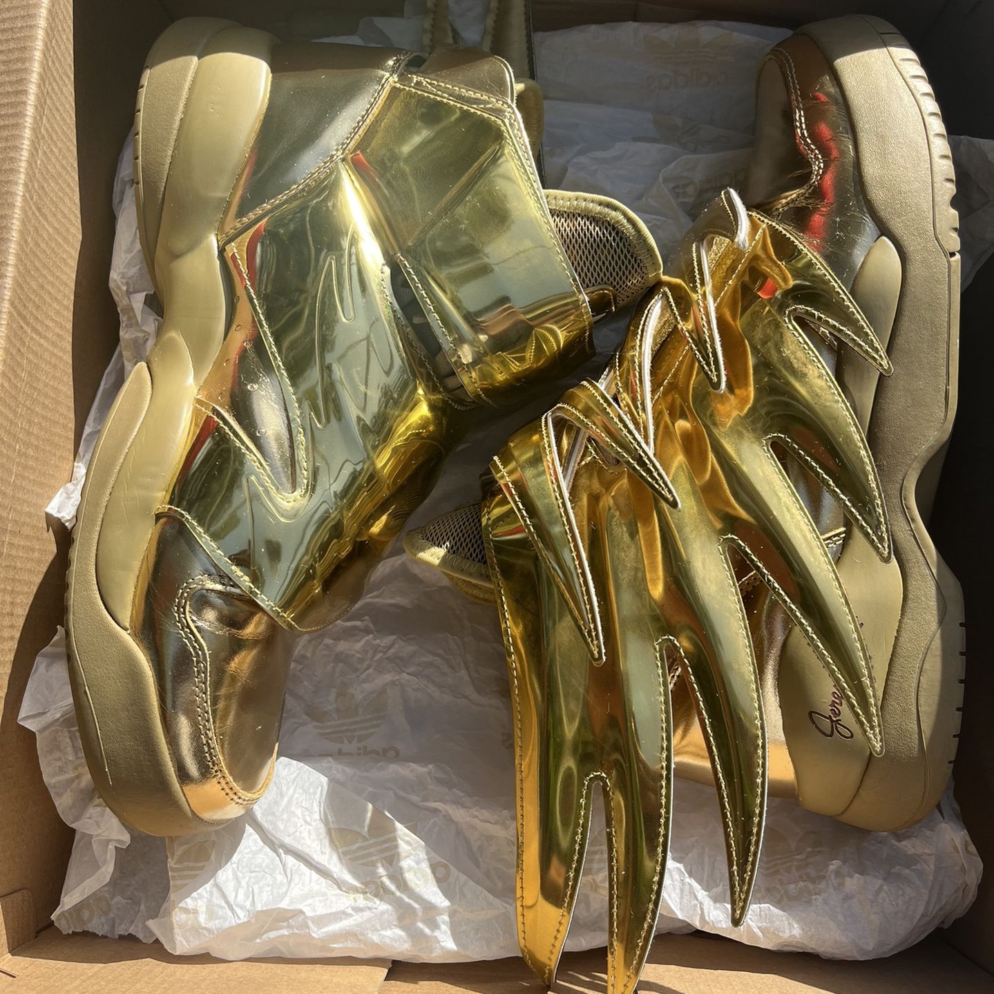 Adidas Jeremy Scott Wings 3.0 Solid Gold 