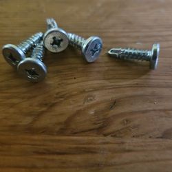 #14 x 3/4" Stainless Steel Self Tapping Sheet Metal Screws Pancake Head (250)