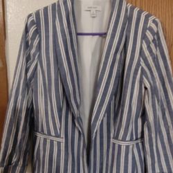Nine Wast striped Blazer