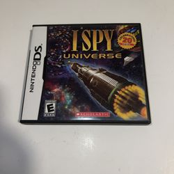 I SPY UNIVERSE NINTENDO DS COMPLETE IN BOX W/MANUAL Preowned New Condition!!  