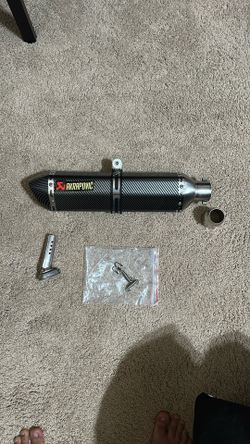 Motorcycle Carbon Fiber Mufflers (Universal) x2