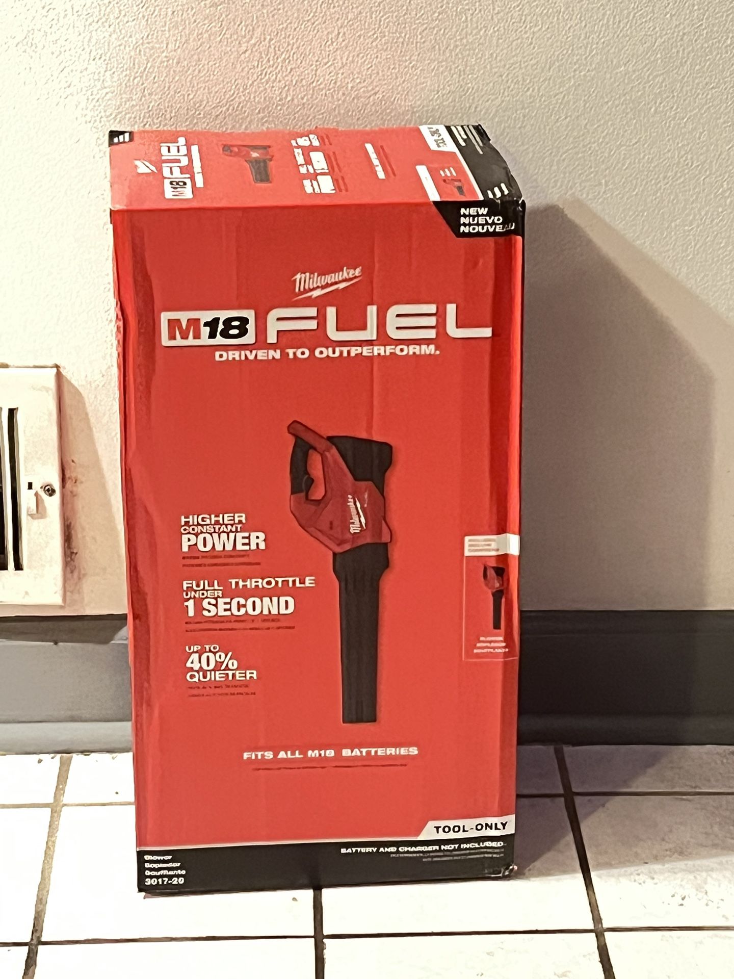 Milwaukee New M18 Fuel Blower (tool Only)