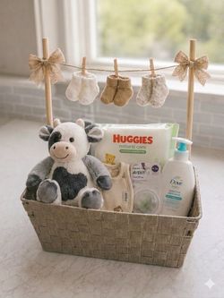 Baby shower gift baskets  | cesta para baby shower