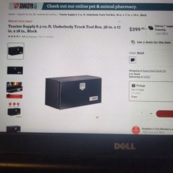 36" Underbed Toolbox, Steel