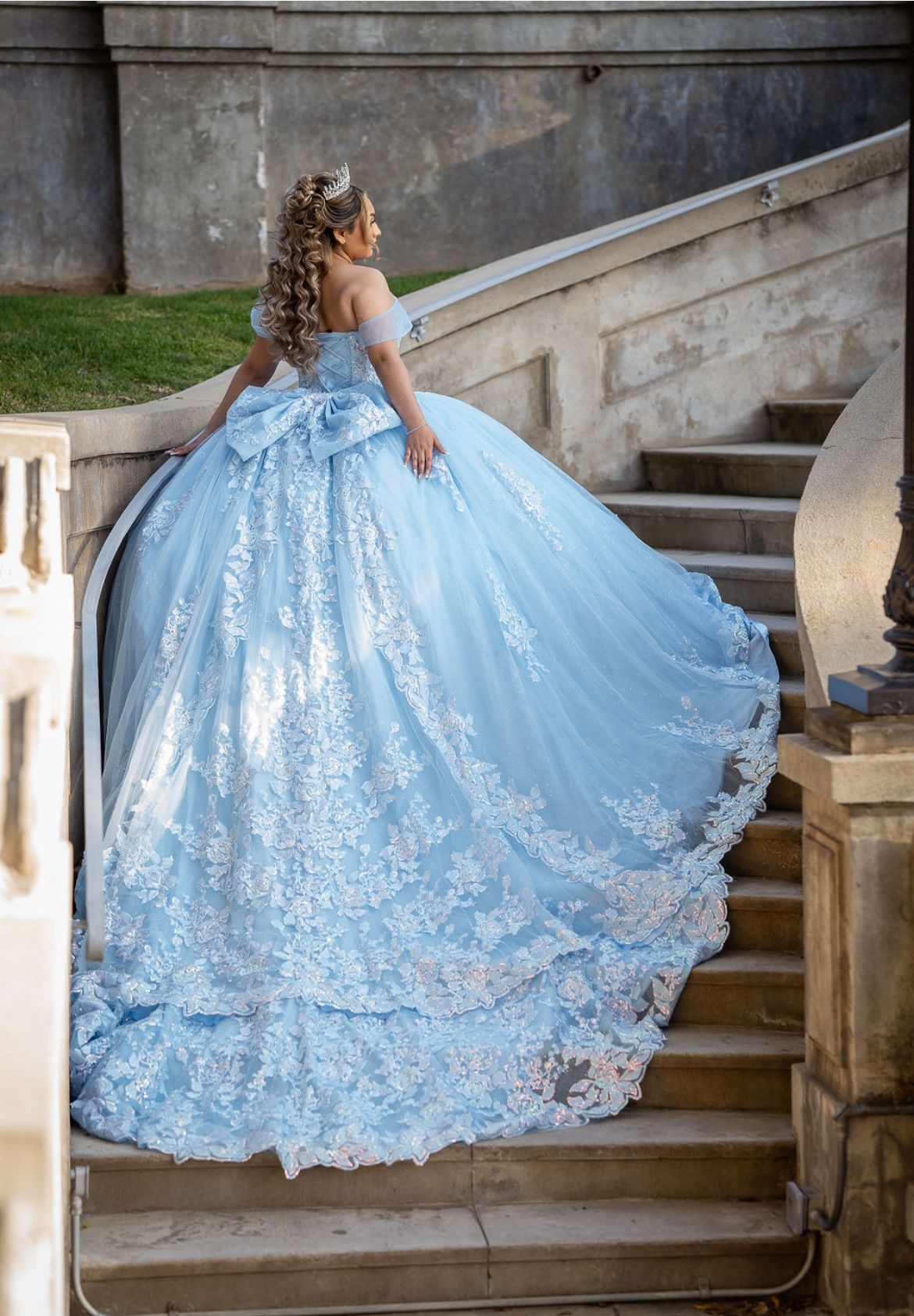 Baby Blue Quince Dress 