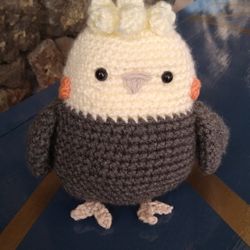 Crocheted Cockatiel Stuffy