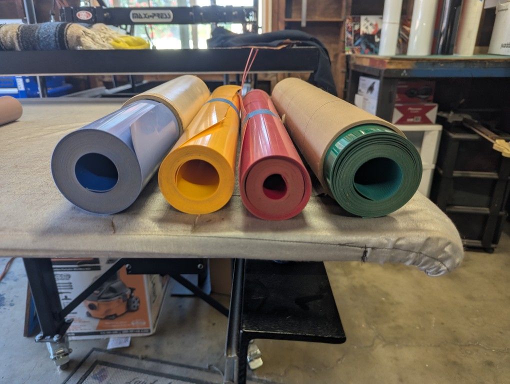 (4) Rolls of Stahls BRICK HTV Vinyl