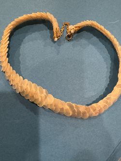 Mother of Pearl Disc Necklace