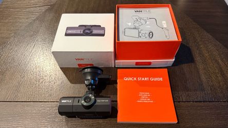 Vantrue N2S 4K Dash Cam with GPS, Front and Inside Dual 2.5K 1440P