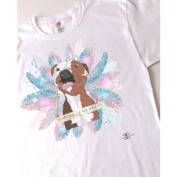 Pitbull pride shirt - matching with dog