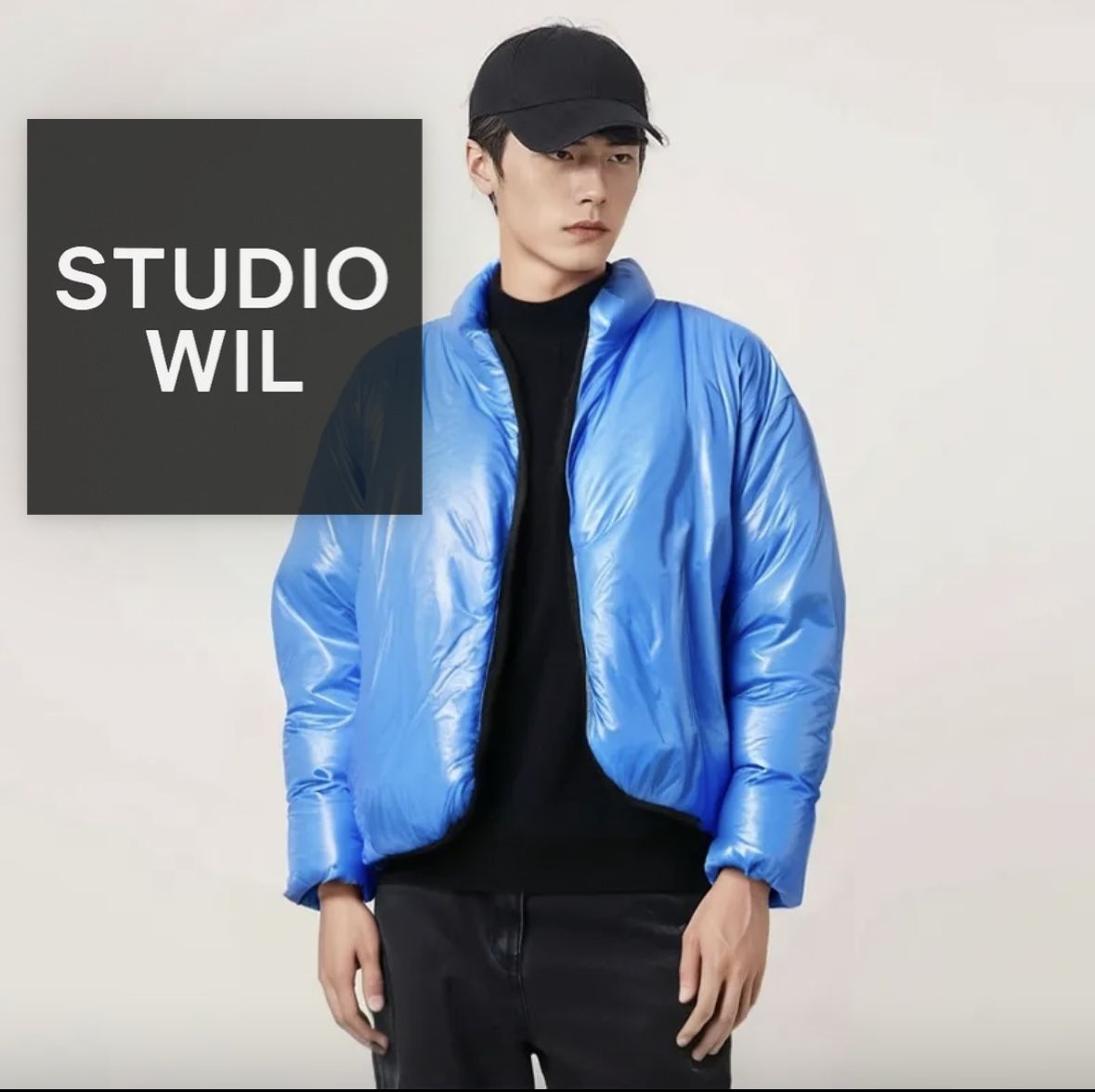 Yeezy Round Jacket Engineered by Balenciaga Blue