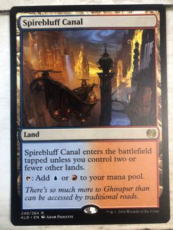 MTG Kaladesh Spirebluff Canal - Lightly Played