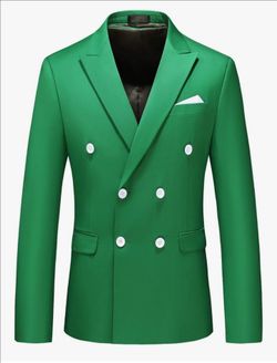 Mens green blazer new with tags small