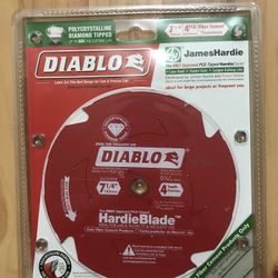 Diablo D0704DH 7 1/4” x 4T Fiber Cement Circular Saw Hardie Blade 