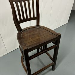3 Matching Wooden Barstool 