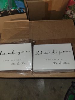 Wedding Thank You Cards