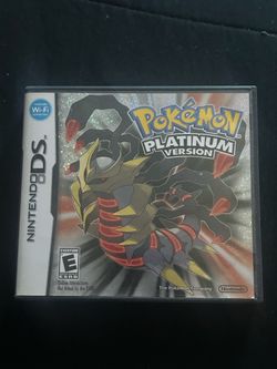 Pokémon platinum 3DS game