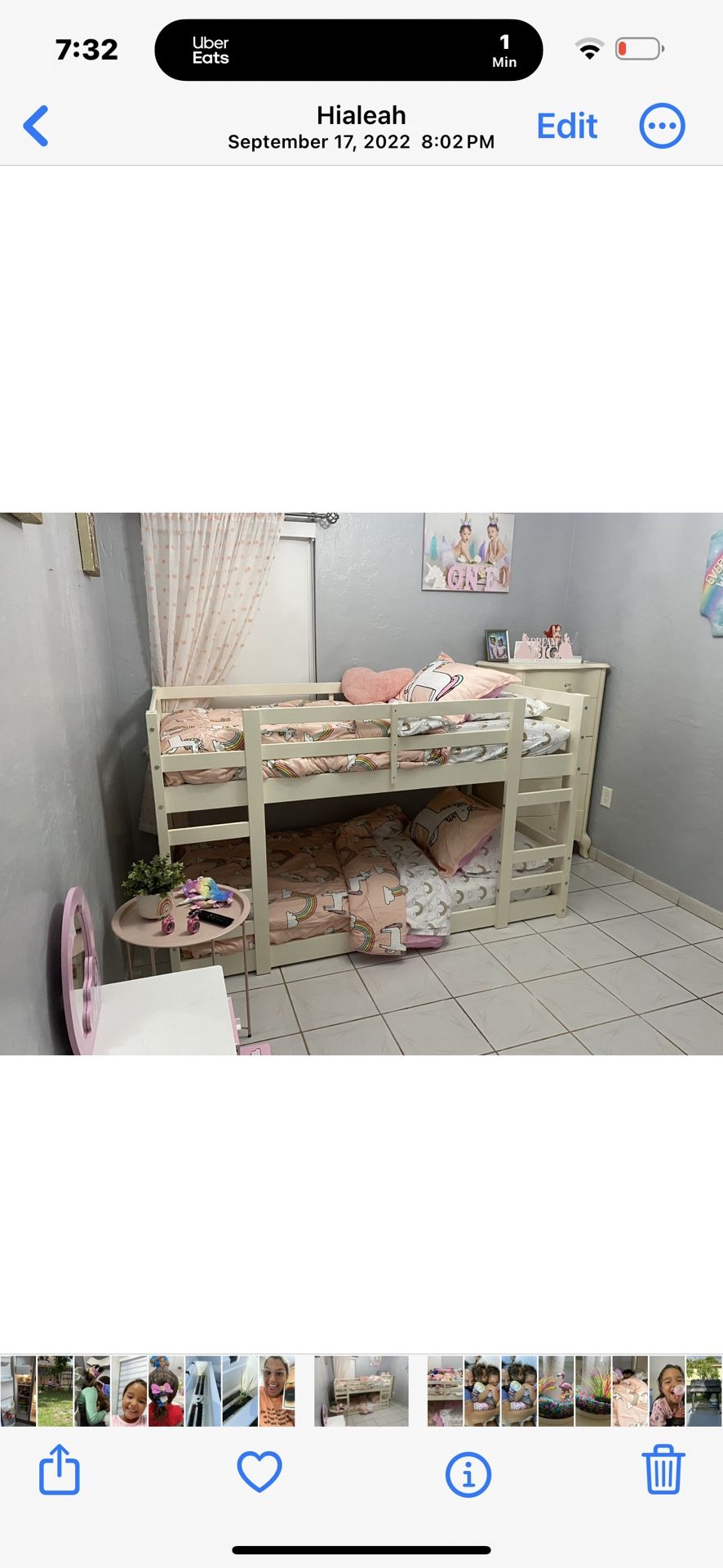 Ivory Bunk Bed 