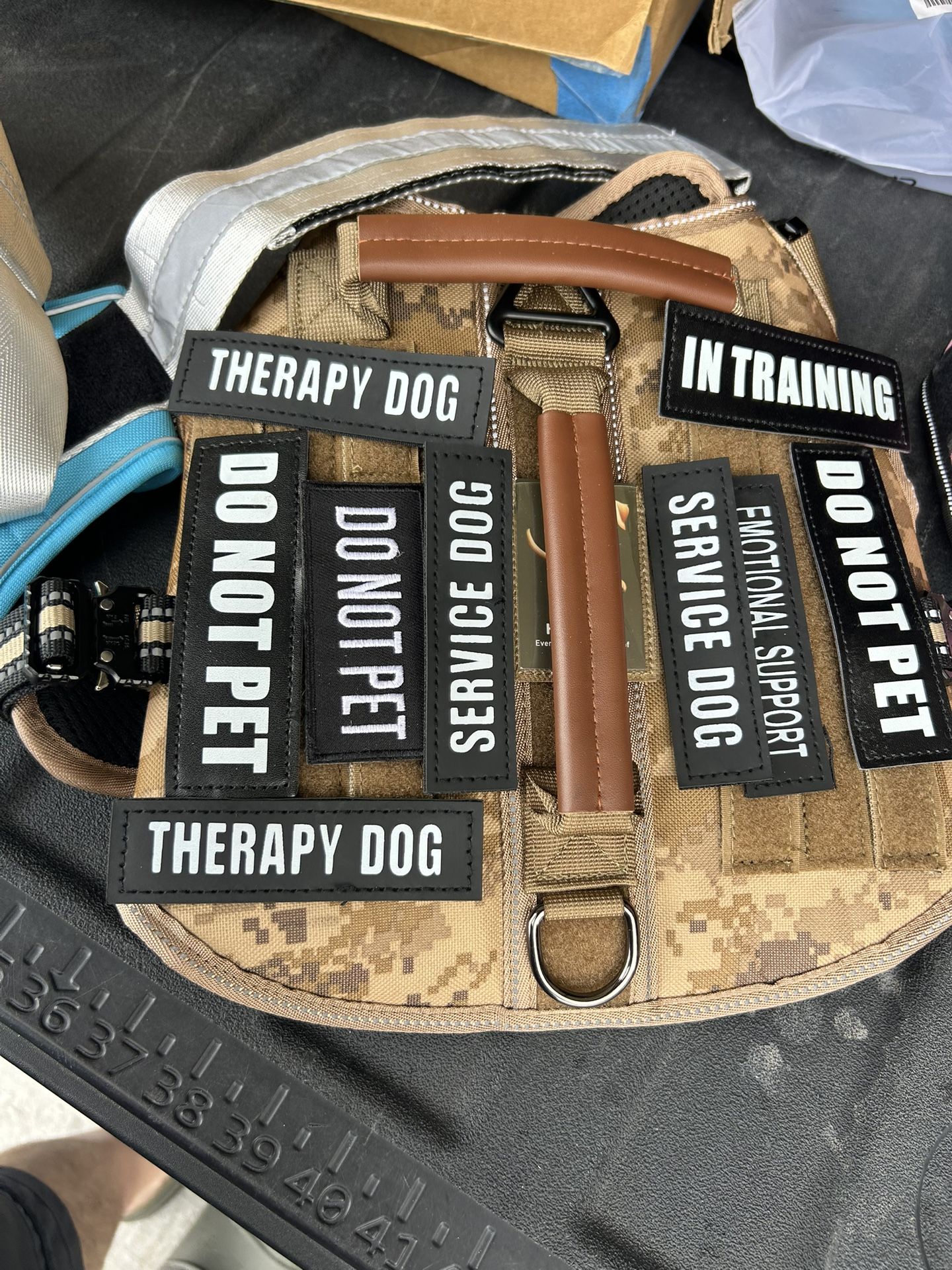 Service Dog Harnesses. 