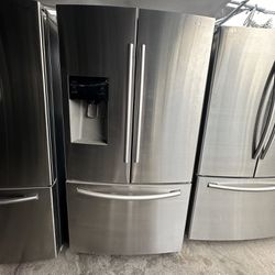 Samsung French Door Stainless Steel Fridge We Deliver And Install🚚👨🏻‍🔧