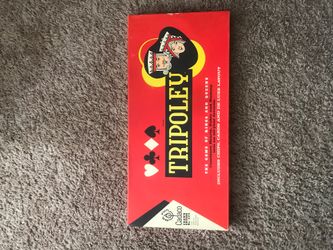 1965 Tripoley Board Game Crown Edition